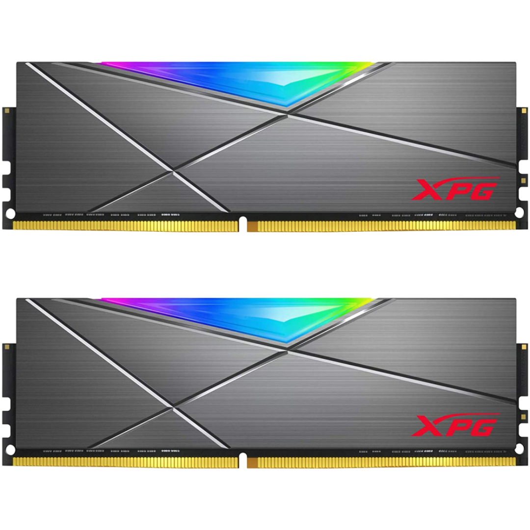 XPG Spectrix D50 DDR4 16gb - 3200Mhz (2x8gb) - RGB - Gray